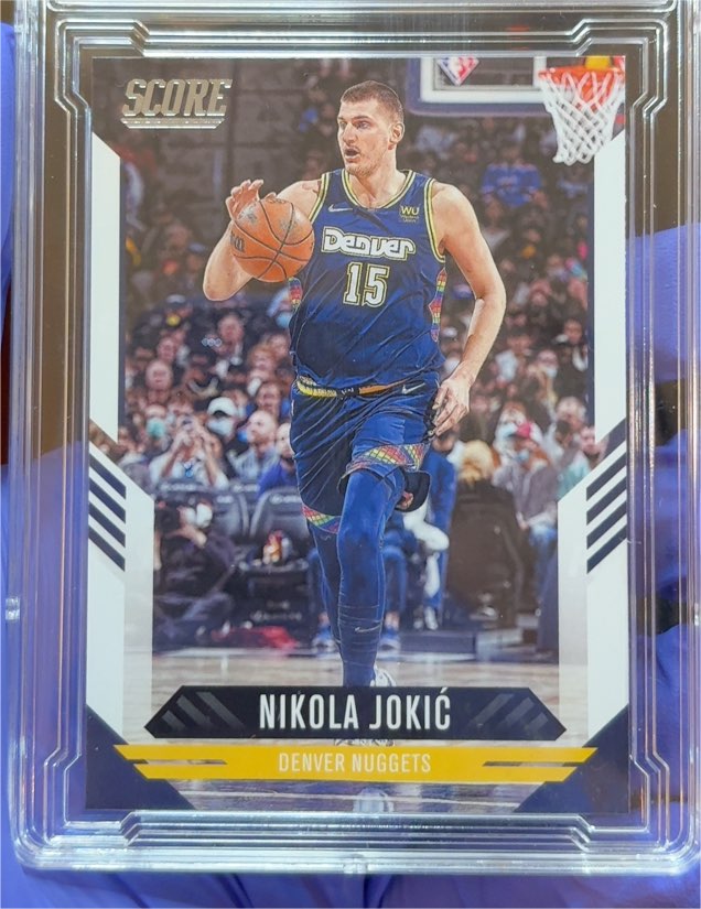 2021-22 Panini Chronicles Score #142 Nikola Jokic Denver Nuggets — front