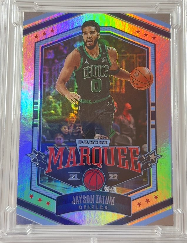2021-22 Panini Chronicles Marquee #358 Jayson Tatum — front