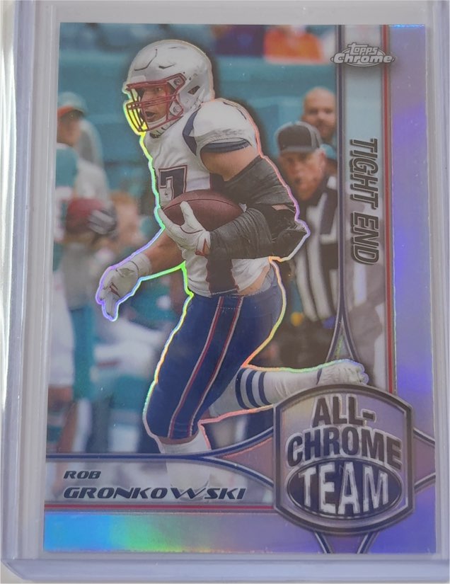 2024 Topps Chrome #ACT-6 Rob Gronkowski All-Chrome Team — front