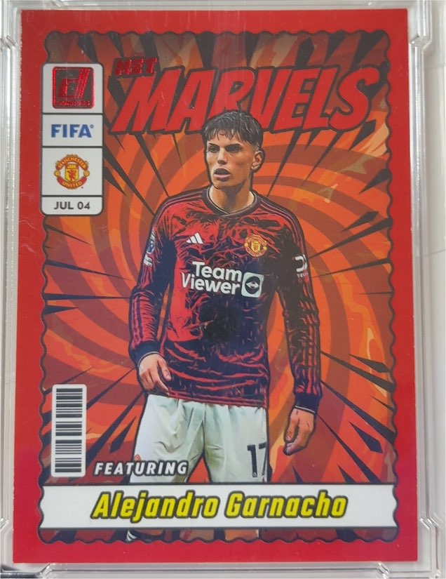 2023-24 Panini Donruss #14 Alejandro Garnacho Net Marvels — front