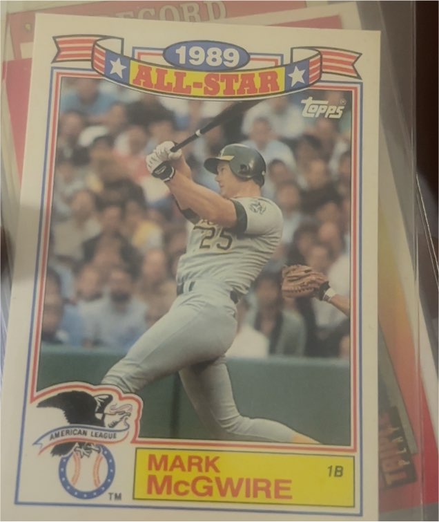 1990 Topps #13 Mark McGwire — front