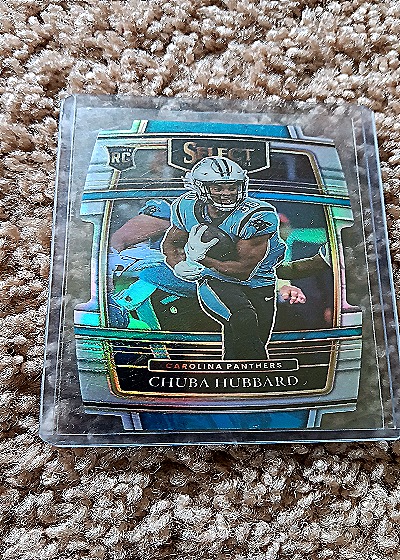 2021 Panini Select #76 Chuba Hubbard — front