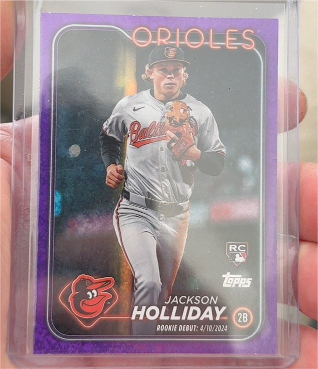 2024 Topps Update Series Rookie Debut #US97 Jackson Holliday — front