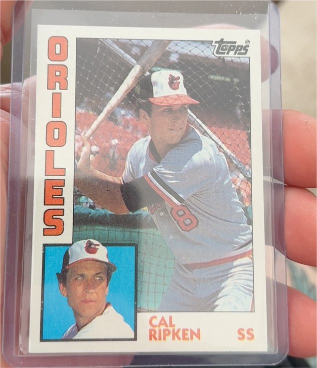1984 Topps #490 Cal Ripken — front