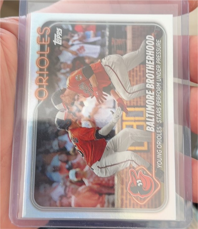 2024 Topps Series 2 #378 Baltimore Brotherhood Gunnar Henderson / Adley Rutschman — front