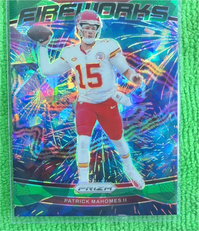 2024 Panini Prizm #1 Patrick Mahomes II Fireworks — front