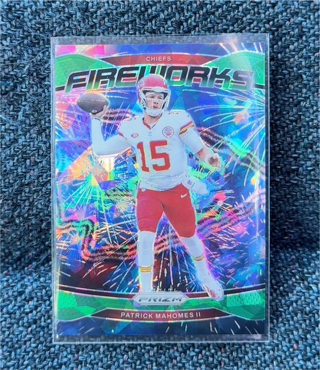 2024 Panini Prizm Fireworks #1 Patrick Mahomes II — front