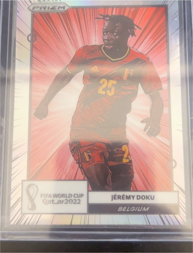 2022 Panini Prizm World Cup Qatar #2 Jérémy Doku — front