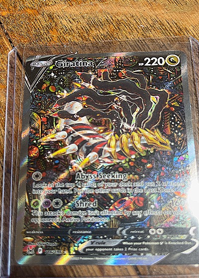 2022 Pokémon Lost Origin #186 Giratina V — front