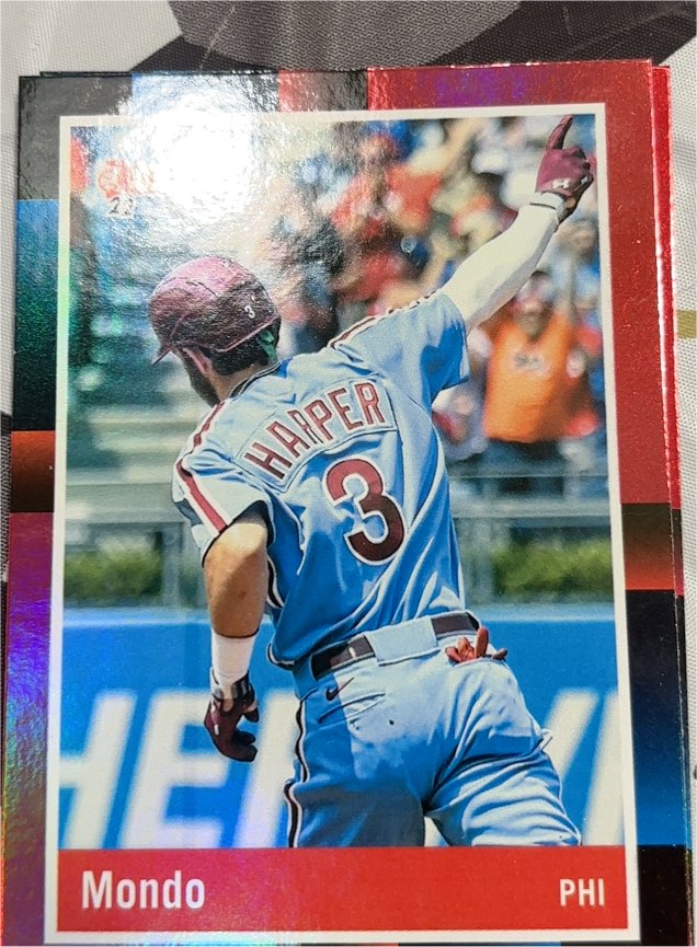 2022 Panini Donruss Retro #251 Bryce Harper Mondo — front
