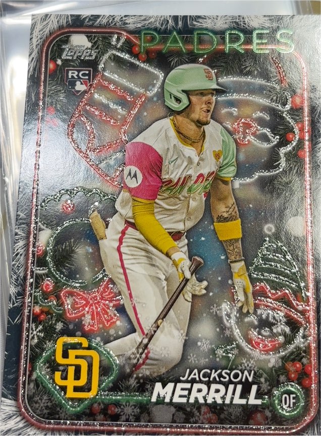 2024 Topps Holiday #H160 Jackson Merrill — front