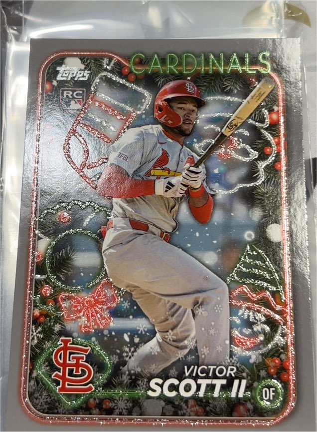 2024 Topps Holiday #H105 Victor Scott II — front