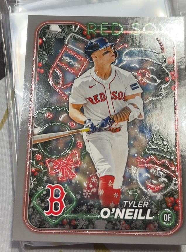 2024 Topps Holiday #H60 Tyler O'Neill — front