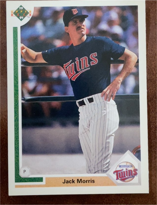 1991 Upper Deck #736 Jack Morris — front