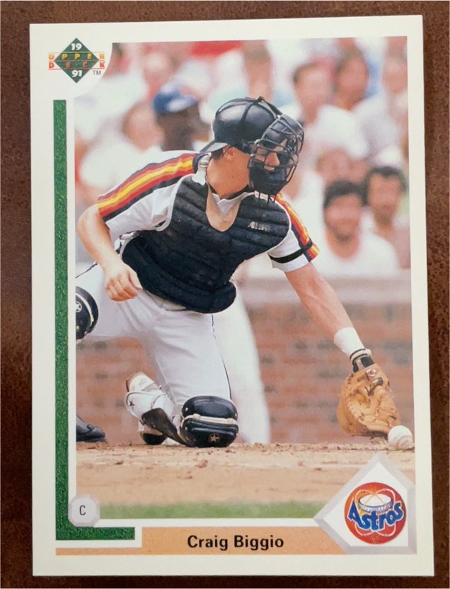 1991 Upper Deck #158 Craig Biggio — front