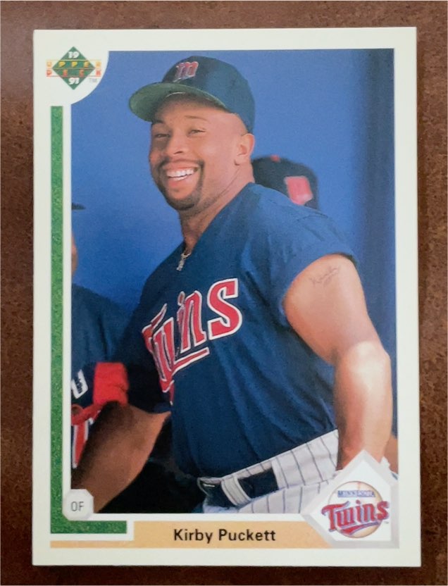 1991 Upper Deck #544 Kirby Puckett — front