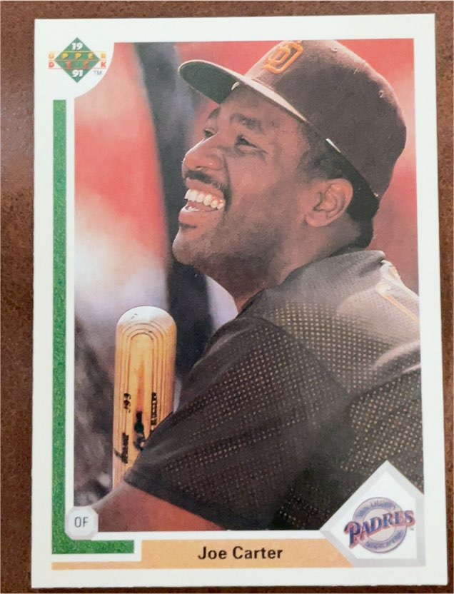 1991 Upper Deck #226 Joe Carter — front