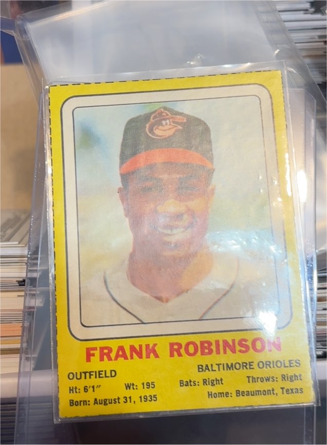 1970 Transogram Frank Robinson — front