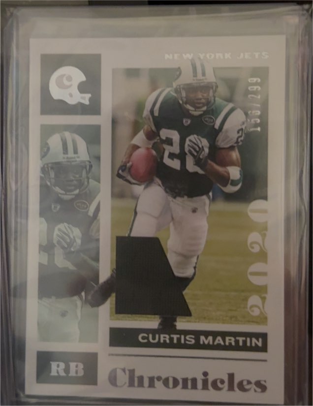 2020 Panini Chronicles #74 Curtis Martin — front