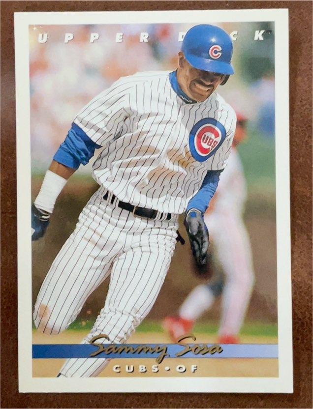 1993 Upper Deck #127 Sammy Sosa — front