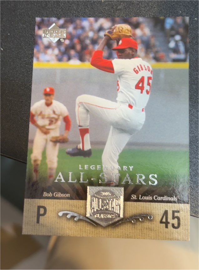 2005 Upper Deck All-Star Classics Baseball #79 Bob Gibson — front