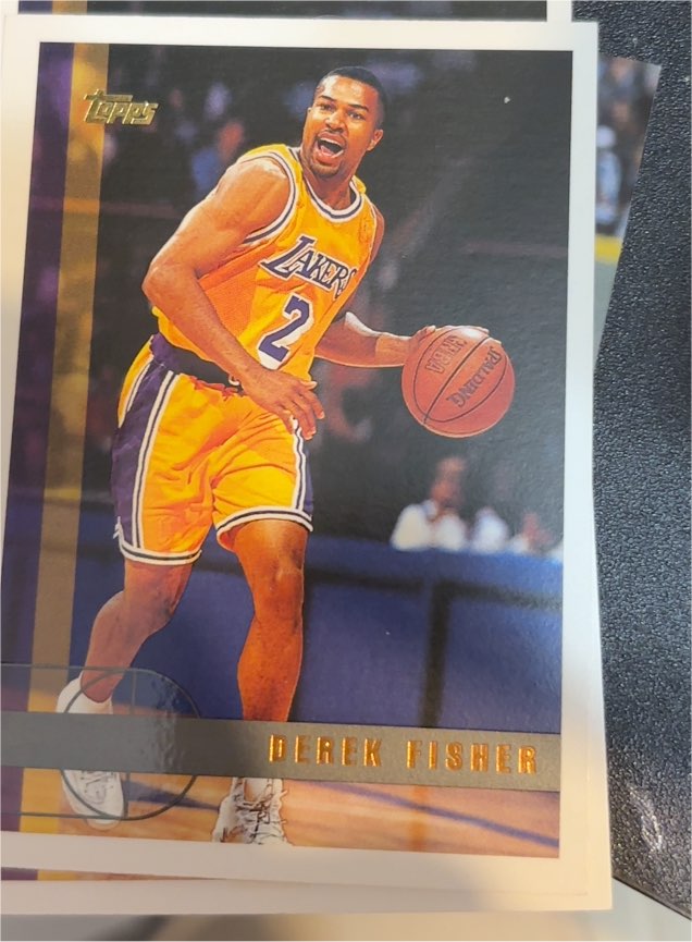 1997-98 Topps #182 Derek Fisher — front