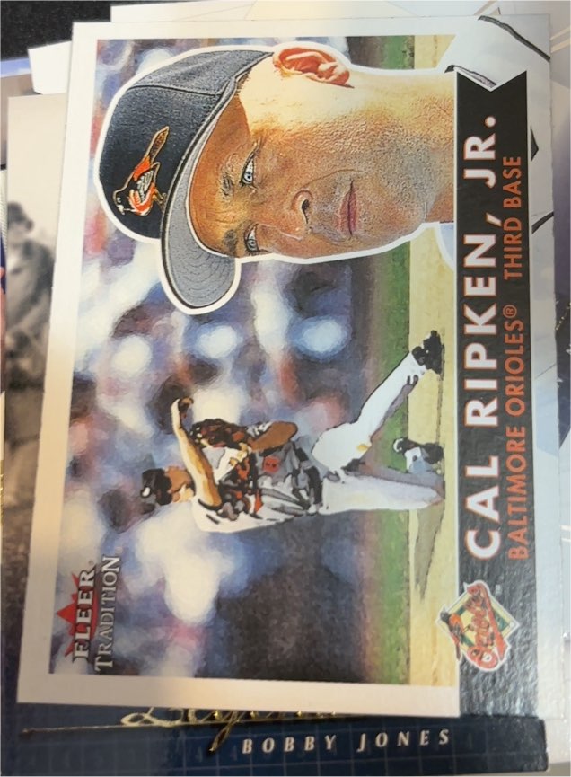 2001 Fleer Tradition #340 Cal Ripken, Jr. — front