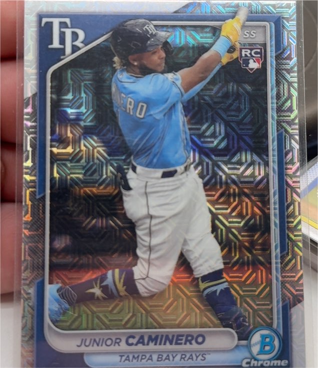 2024 Bowman Chrome #56 Junior Caminero — front