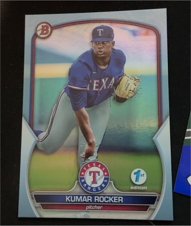 2023 Bowman 1st Edition #BPPF-39 Kumar Rocker — front