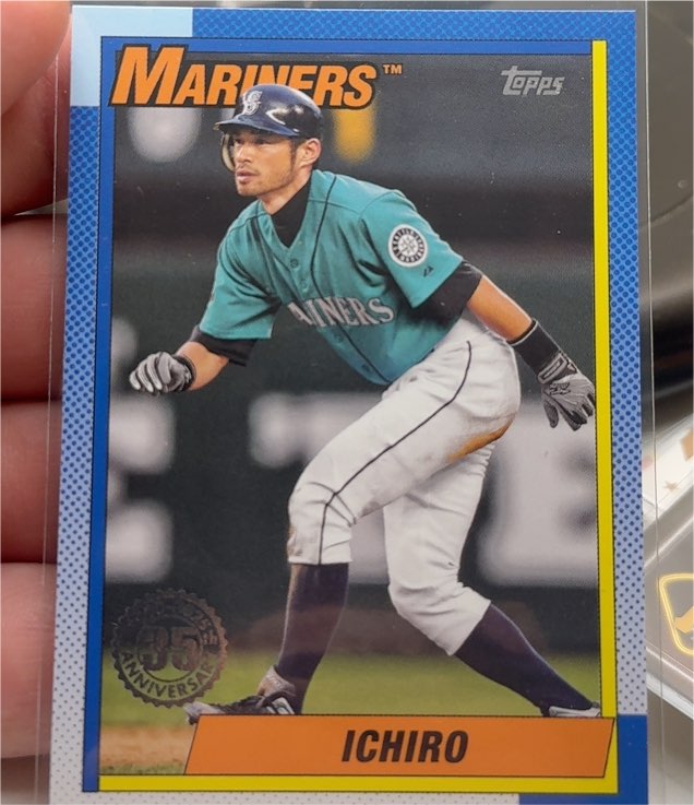 2025 Topps #T90-36 Ichiro Suzuki 1990 Topps Baseball 35th Anniversary — front