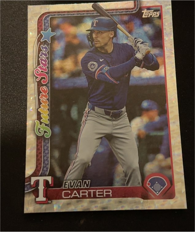 2025 Topps Series 1 #288 Evan Carter Future Stars — front