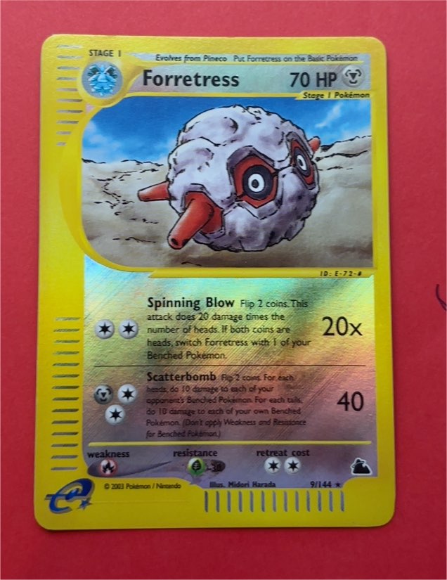 2003 Skyridge #9/144 Forretress — front
