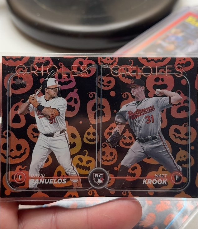 2024 Topps Update #US315 David Banuelos / Matt Krook Rookie Combo — front