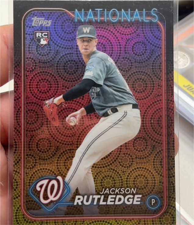 2024 Topps Series 2 #503 Jackson Rutledge — front