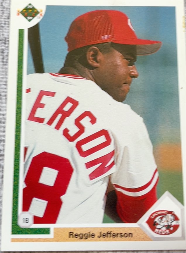 1991 Upper Deck #746 Reggie Jefferson Cincinnati Reds — front