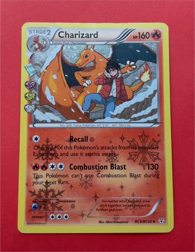 2016 Pokémon Generations Radiant Collection #RC5 Charizard — front