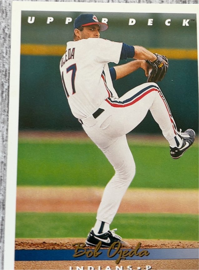 1993 Upper Deck #808 Bob Ojeda — front
