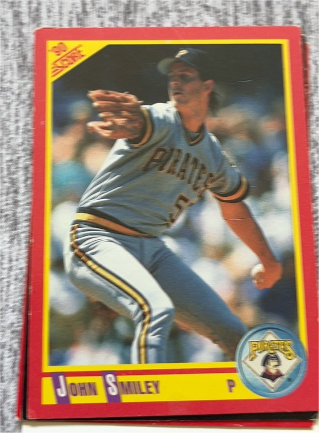 1990 Score #334 John Smiley — front
