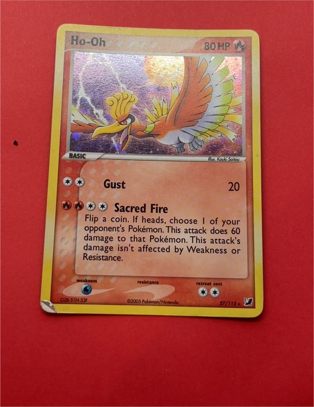 2005 Pokémon EX Unseen Forces #27 Ho-Oh — front