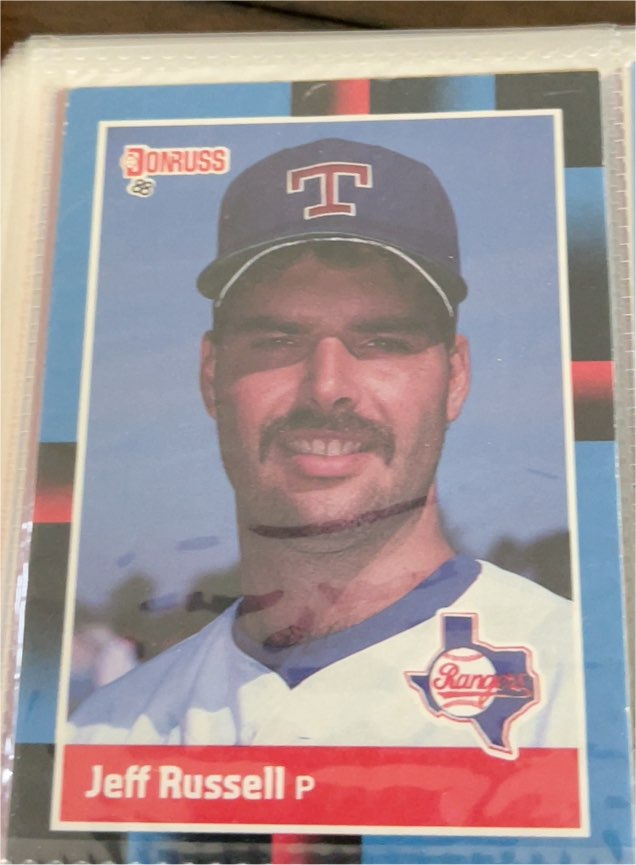 1988 Donruss #531 Jeff Russell — front
