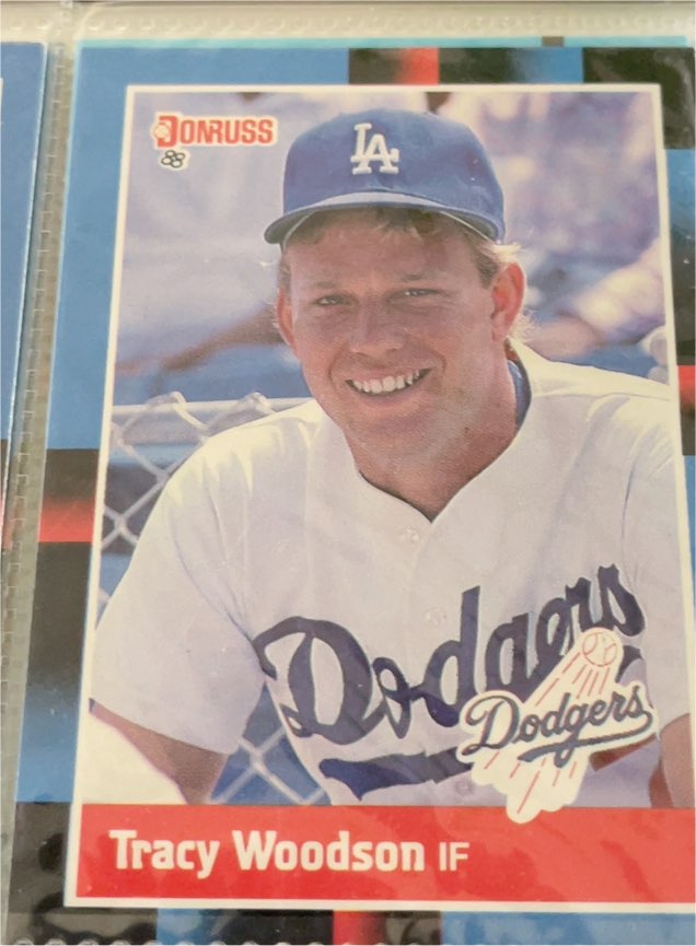 1988 Donruss #499 Tracy Woodson — front