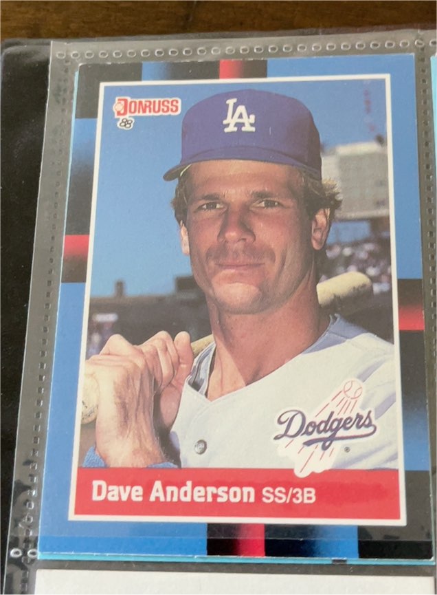 1988 Donruss #475 Dave Anderson — front