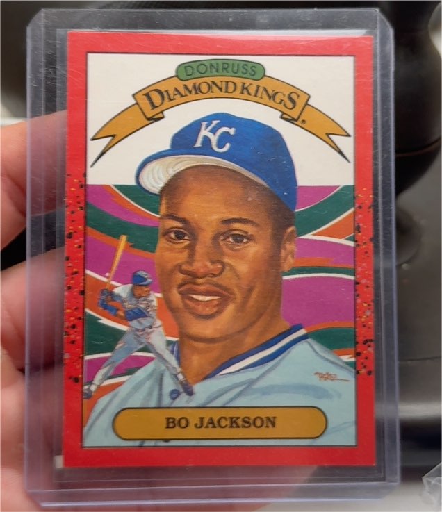 1989 Donruss Diamond Kings #1 Bo Jackson — front