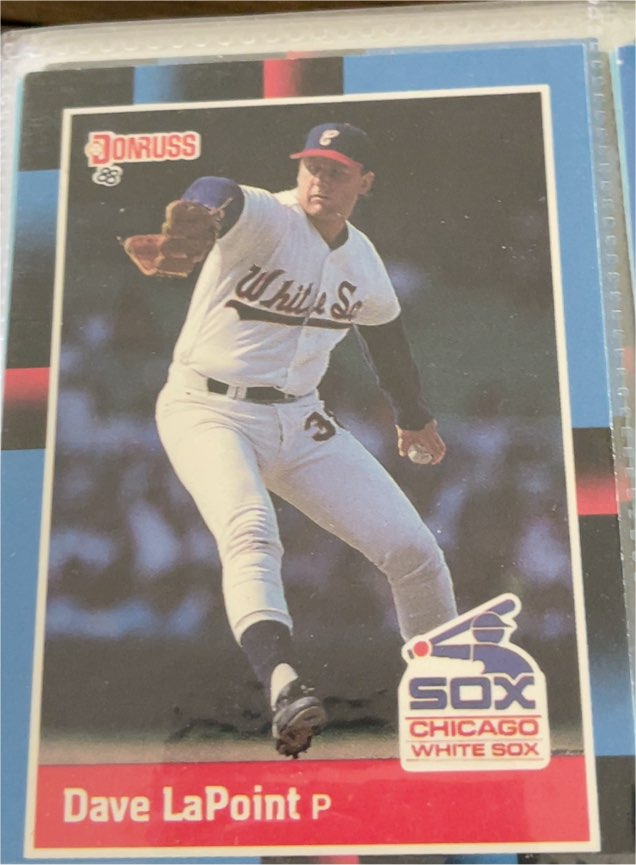 1988 Donruss #552 Dave LaPoint — front