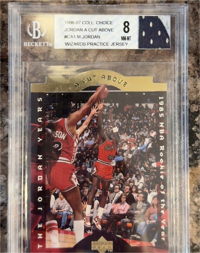 1996-97 Upper Deck Collector's Choice A Cut Above #CA1 Michael Jordan — front