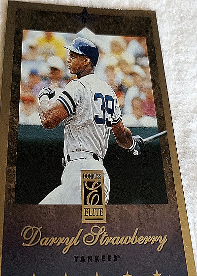 1997 Donruss Elite #110 Darryl Strawberry — front