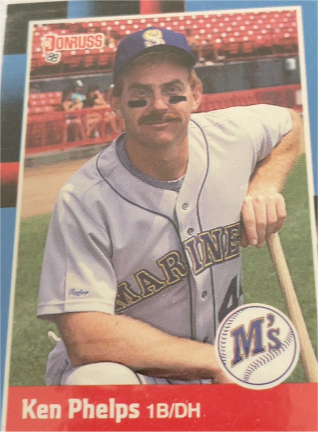 1988 Donruss #489 Ken Phelps — front