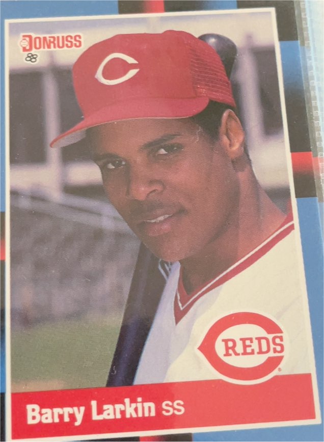1988 Donruss #492 Barry Larkin — front