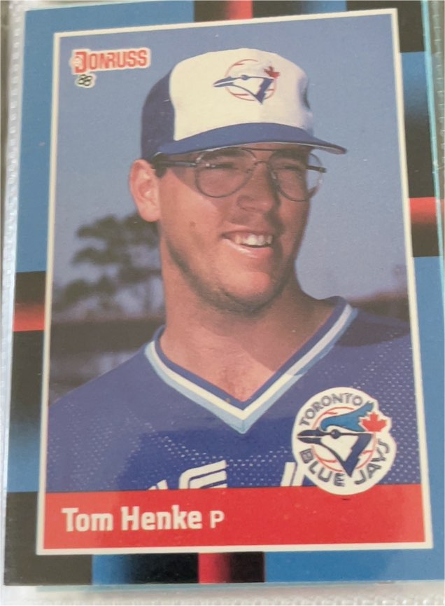 1988 Donruss #490 Tom Henke — front
