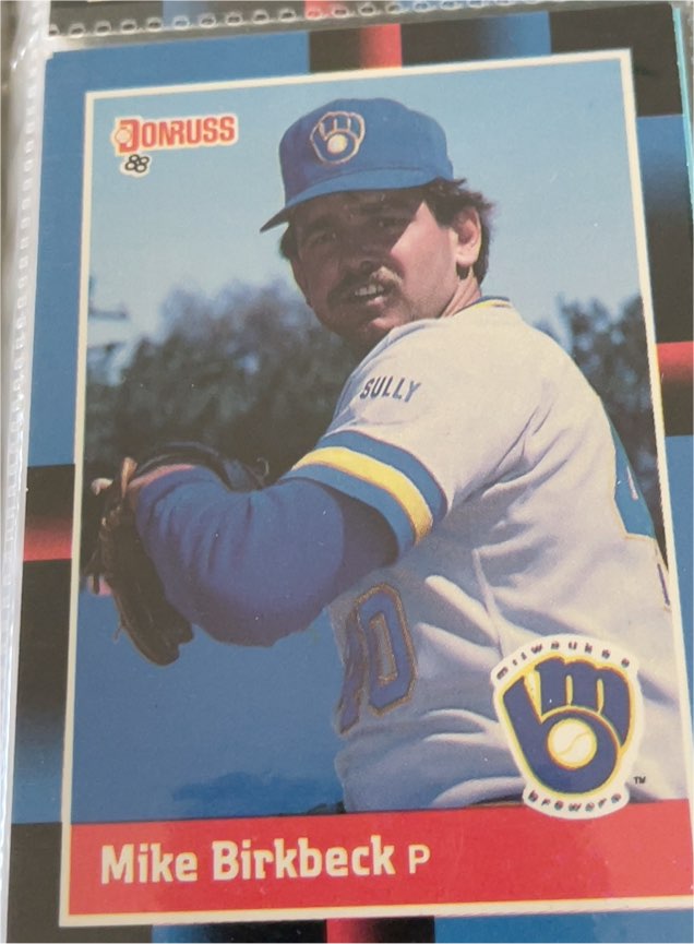1988 Donruss #49 Mike Birkbeck — front